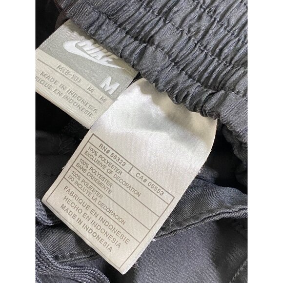 Vintage Nike Womens Gray Capri Athletic Pants Size Medium Y2K Track Drawstring - Picture 3 of 16